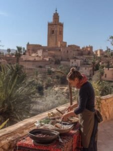 Cooking guide for Moroccan cooking class Fes
