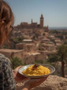 Cooking guide for Moroccan couscous dish