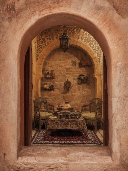 Moroccan fish tagine overview in Morocco