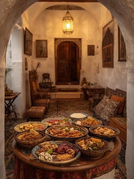 Moroccan food in Agadir overview in Morocco