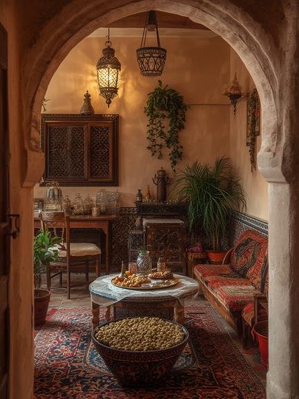 Moroccan food in Fes overview in Morocco