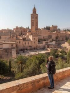 Cooking guide for Moroccan food tour Fes