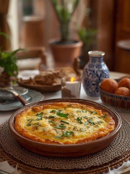 Moroccan pastilla dish overview in Morocco