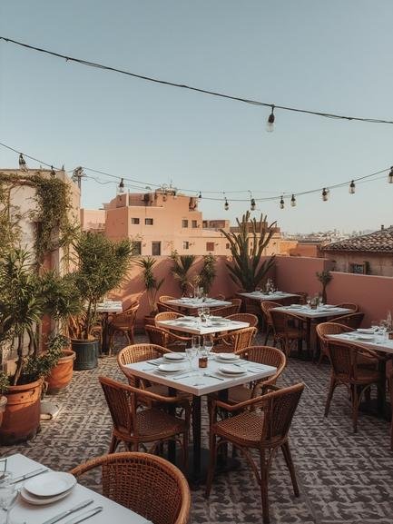 Moroccan rooftop restaurants overview in Morocco