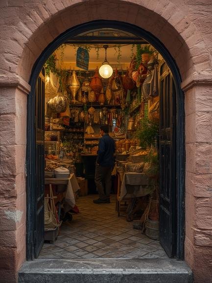 Moroccan street food overview in Morocco